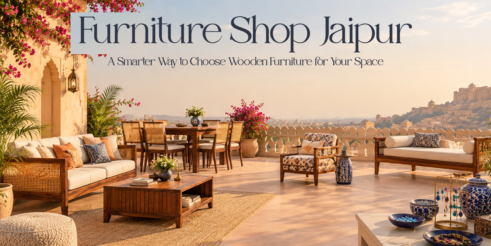Furniture Shop Jaipur: A Smarter Way to Choose Wooden Furniture for Your Space